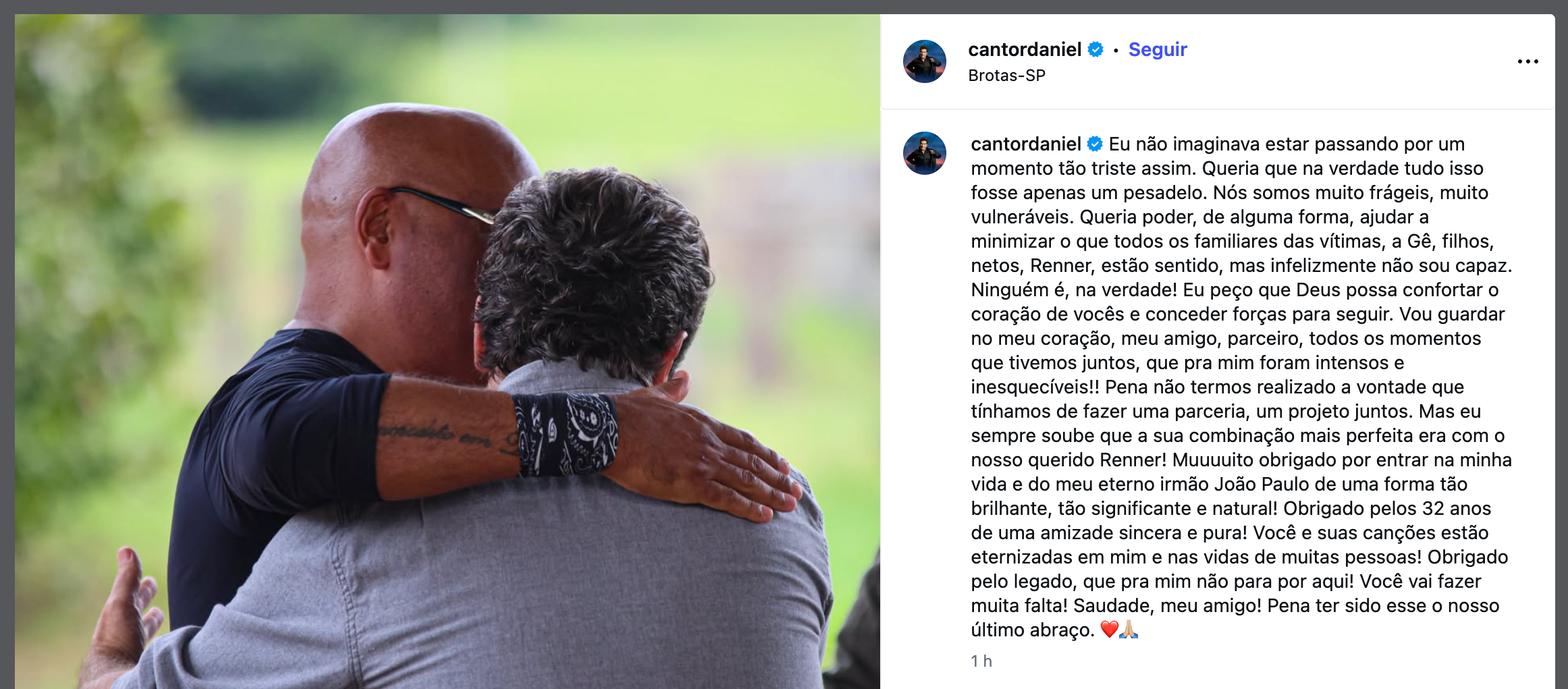 Leonardo, Daniel, Roberta Miranda e outros ícones do sertanejo lamentam morte de Rick